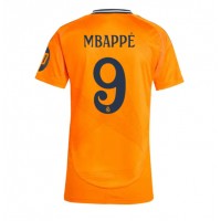 Camisa de Futebol Real Madrid Kylian Mbappe #9 Equipamento Secundário Mulheres 2024-25 Manga Curta